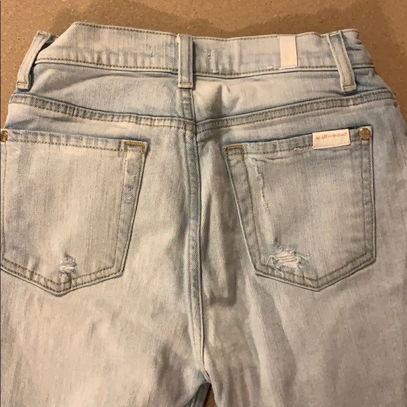 7 for all mankind skinny ankle jeans - Picture 5 of 7